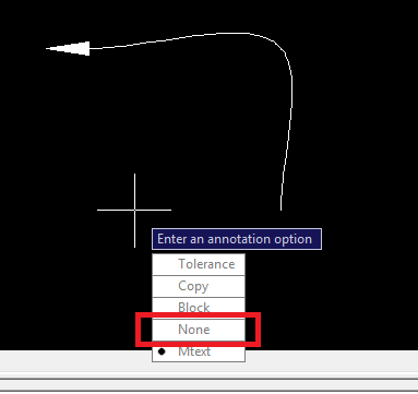 Hướng dẫn vẽ mũi tên cong trong autocad - Vnkythuat.com