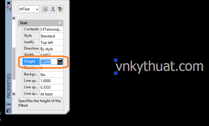 Hướng dẫn Chỉnh cỡ chữ Autocad Chi tiết nhất