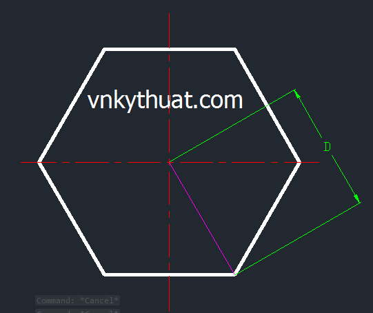 Vẽ Đa Giác Trong Cad Bằng Lệnh Polygon - Vnkythuat.Com